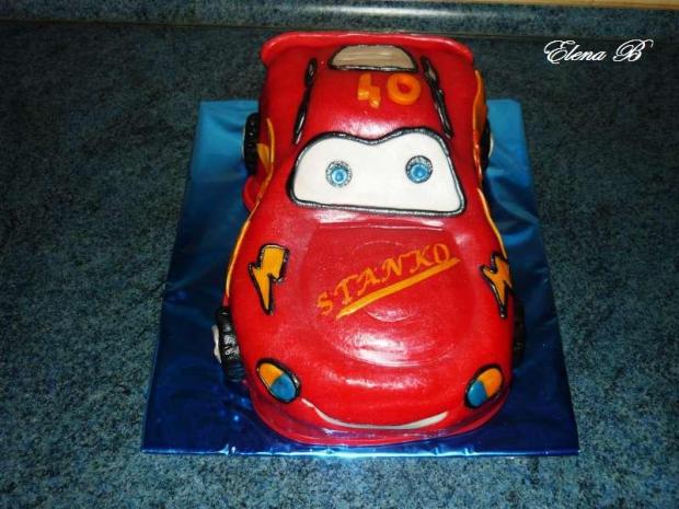 auto Mc Queen , torta, Ostané torty pre deti auto Mc Queen , torta, Ostané torty pre deti, Elena B, 1