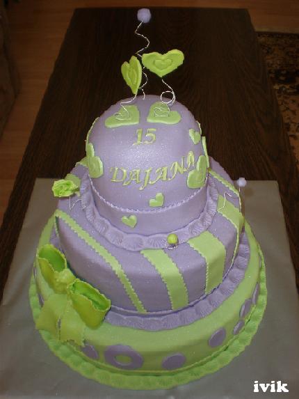 Dajane na 15-tku, torta, Narodeninové torty Dajane na 15-tku, torta, Narodeninové torty, ivik, 1