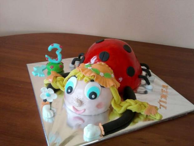 Lienka3, torta, Torty so zvieratkami Lienka3, torta, Torty so zvieratkami, Dobrusik, 1