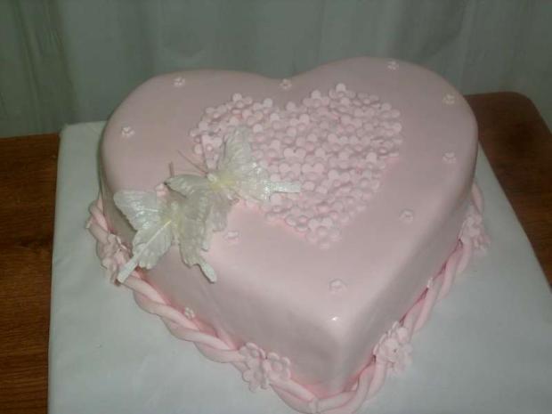 srdce na svadbu, torta, Svadobné torty srdce na svadbu, torta, Svadobné torty, andrea.d, 1
