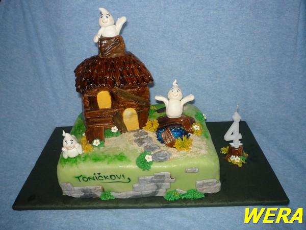 strašidelný dort, torta, Rozprávkové torty strašidelný dort, torta, Rozprávkové torty, WERA, 1