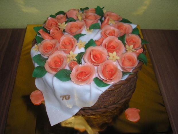 Košík na 70-ku, torta Košík na 70-ku, torta, Denideni, 1