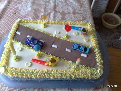 len tak, torta, Torty autíčka, vláčiky, MilenaB, 1