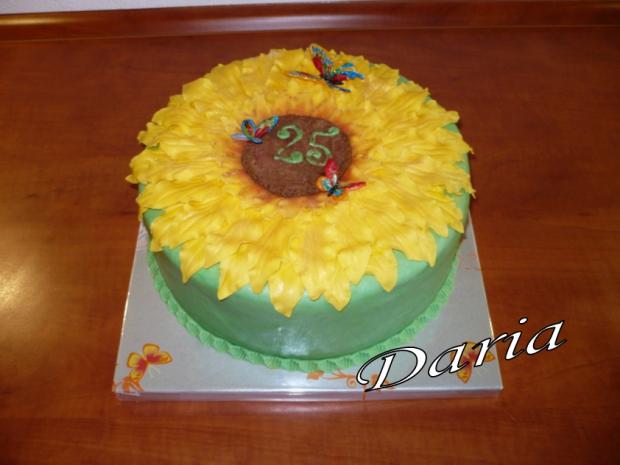 Slnečnica , torta, Narodeninové torty Slnečnica , torta, Narodeninové torty, Daria22, 1