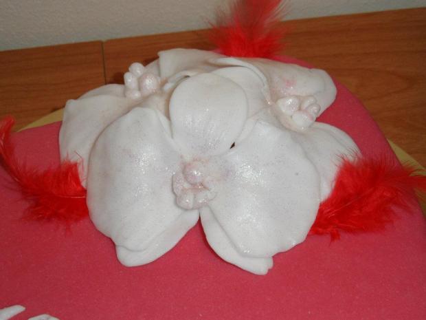 orchidea, torta, Narodeninové torty, Misenka77, 1