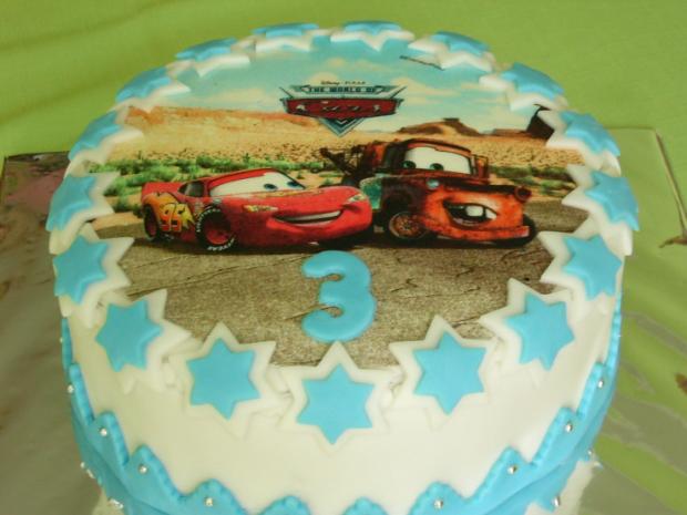 Synovi k narodeninám, torta, Torty autíčka, vláčiky, jajane, 1