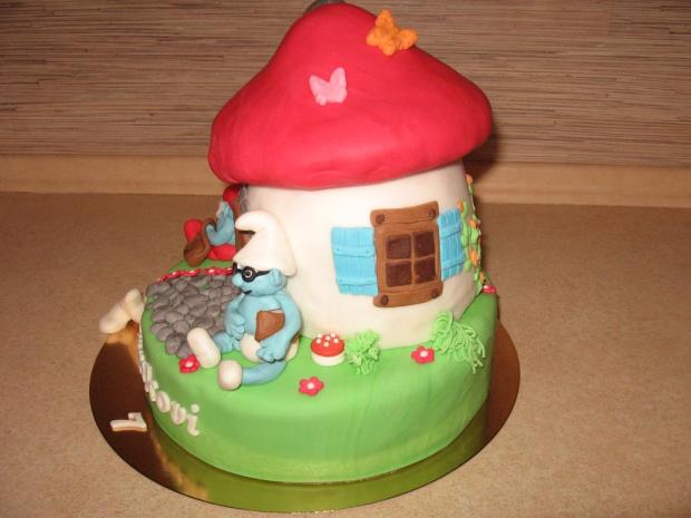 Šmolkovia, torta, Rozprávkové torty, Torty-sladké mámenie, 1