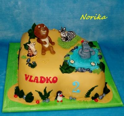Madagaskar, torta, Rozprávkové torty Madagaskar, torta, Rozprávkové torty, norika1, 1