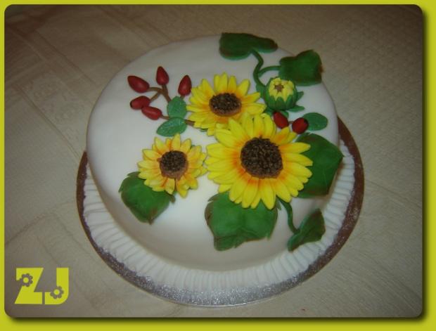 Slnecnice pre susedku, torta Slnecnice pre susedku, torta, kovka, 1