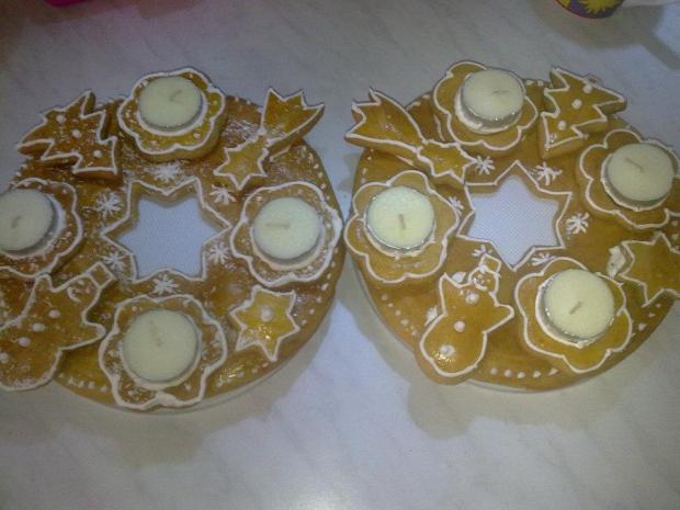 Medovníkový veniec, torta, Vianočné torty Medovníkový veniec, torta, Vianočné torty, KucharRony, 1