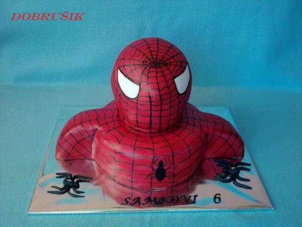 Spiderman, torta, Rozprávkové torty, Dobrusik, 1
