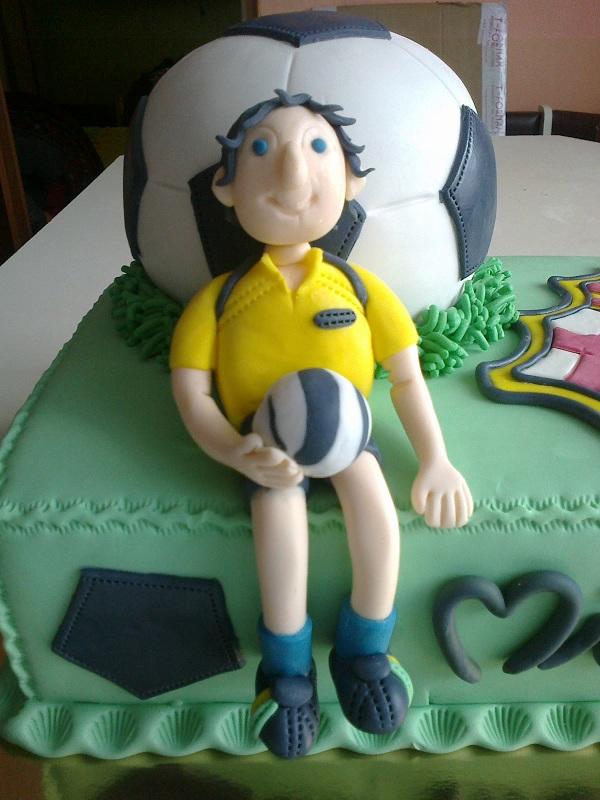 futbalista, torta, Športové torty, pexeso, 1