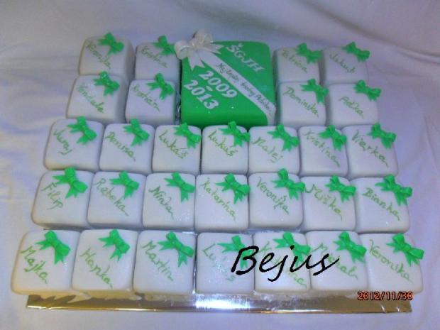 Stužková, torta, Torty - škola, stužková, bejus, 1