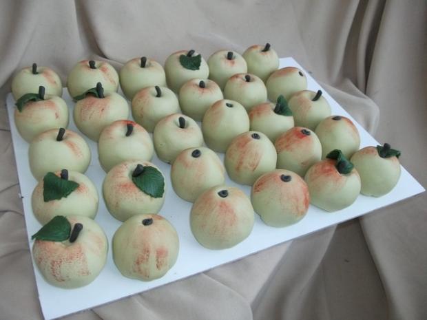 Jablčka-potahovane, torta, Zákusky Jablčka-potahovane, torta, Zákusky, Alenik, 1