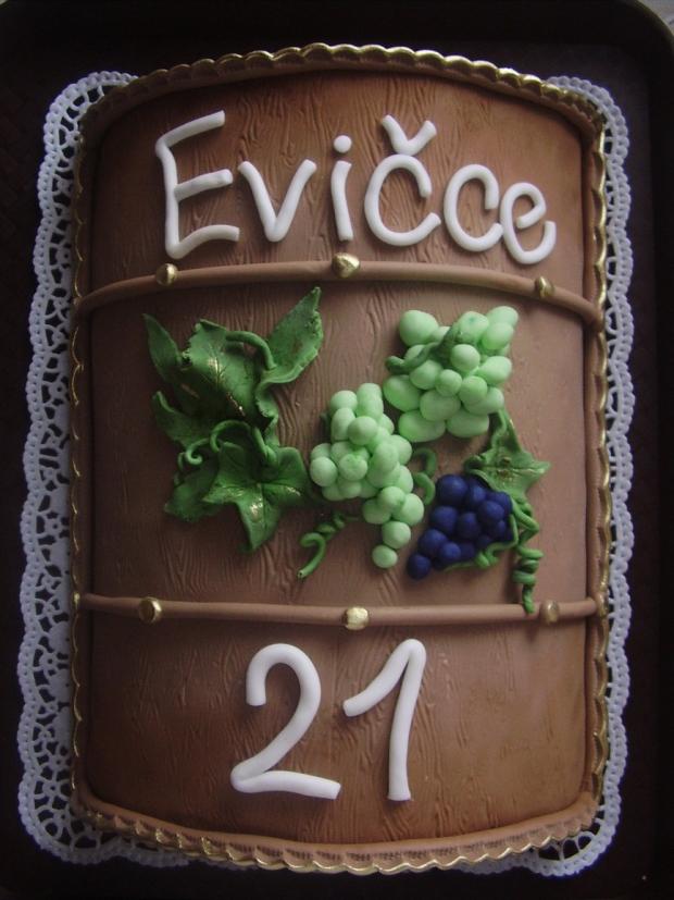 vinný sud Evičce, torta, Narodeninové torty vinný sud Evičce, torta, Narodeninové torty, Blanka, 1