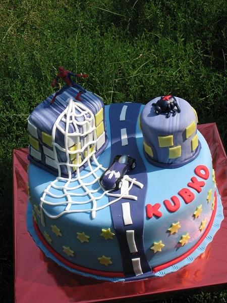 Spider-man pre malého spider-mana KUBKA , torta, Rozprávkové torty Spider-man pre malého spider-mana KUBKA , torta, Rozprávkové torty, karinka306, 1