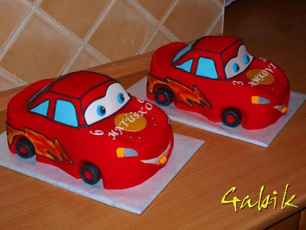 mc queen, torta, Torty autíčka, vláčiky, gabik, 1