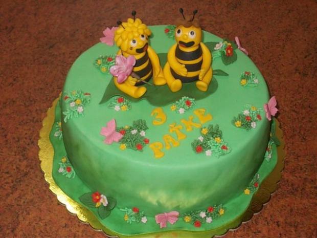 Včielka Maja a Vilko, torta, Rozprávkové torty, narciska26, 1