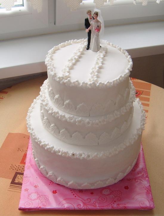svadobná trojposchodová, torta, Svadobné torty, JuditaSz, 1