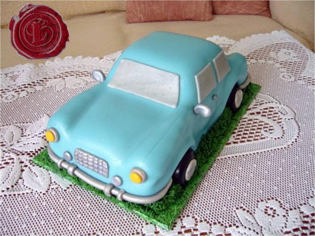 Trabant, torta, Torty autíčka, vláčiky Trabant, torta, Torty autíčka, vláčiky, lenkafab, 1