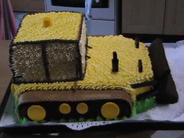 Buldozér, torta, Torty autíčka, vláčiky, sladkakatka, 1