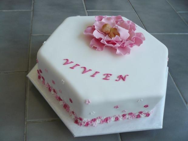 krst Vivien, torta, Torty na krstiny krst Vivien, torta, Torty na krstiny, zdenka2007, 1