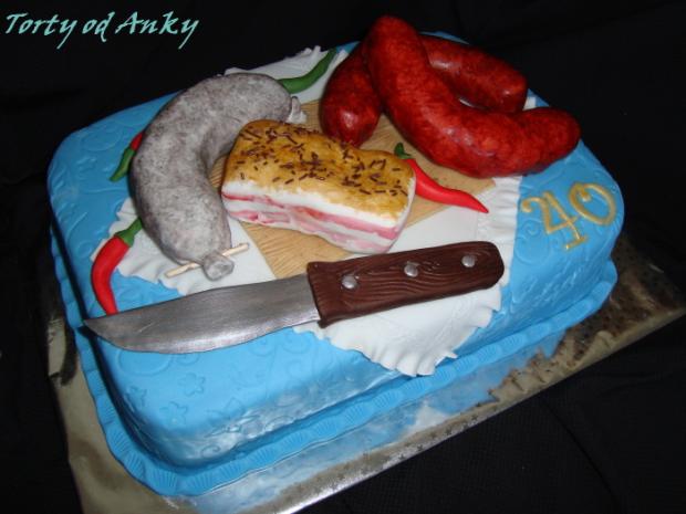 Zabíjačka s nožom, torta, Narodeninové torty Zabíjačka s nožom, torta, Narodeninové torty, Rebeka7, 1