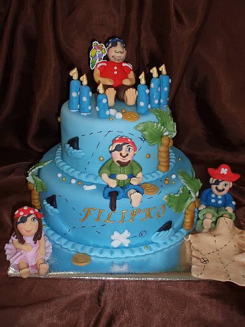 Pirátska, torta, Ostané torty pre deti Pirátska, torta, Ostané torty pre deti, LHOLLA, 1