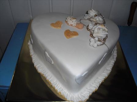 Krstinovo-svadobná, torta, Svadobné torty, martusa29, 1