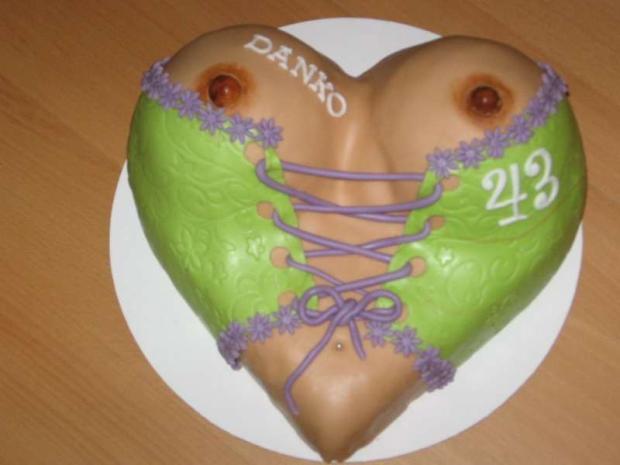 Prsia v šnurovačke, torta, Torty pre dospelých *, Lubka212, 1