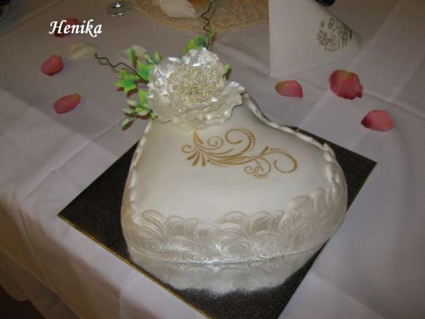 svadobné srdce, torta, Svadobné torty svadobné srdce, torta, Svadobné torty, Henrieta24, 1