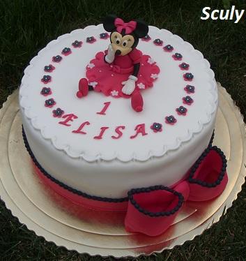 Miška Minnie, torta, Rozprávkové torty Miška Minnie, torta, Rozprávkové torty, Sculy, 1