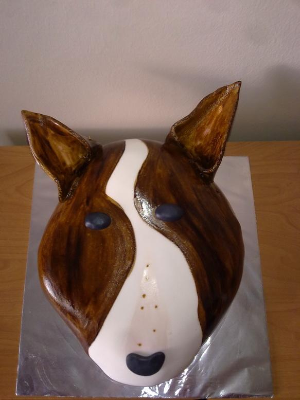 Bulterier, torta, Torty so zvieratkami, kacarina, 1