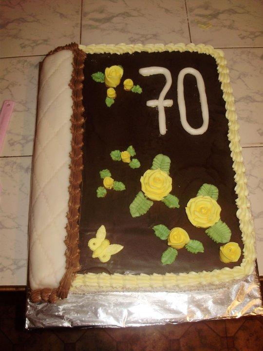 K 70. narodeninám, torta, Iffka, 1