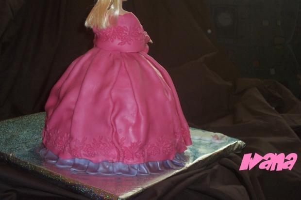 Barbie-zozadu, torta, Torty pre dievčatá Barbie-zozadu, torta, Torty pre dievčatá, Ivana111111, 1