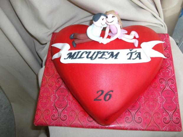 Milujem ta:-), torta, Netradičné torty Milujem ta:-), torta, Netradičné torty, Alenik, 1