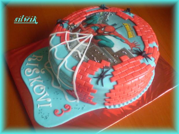 Spiderman , torta, Rozprávkové torty, silwik, 1