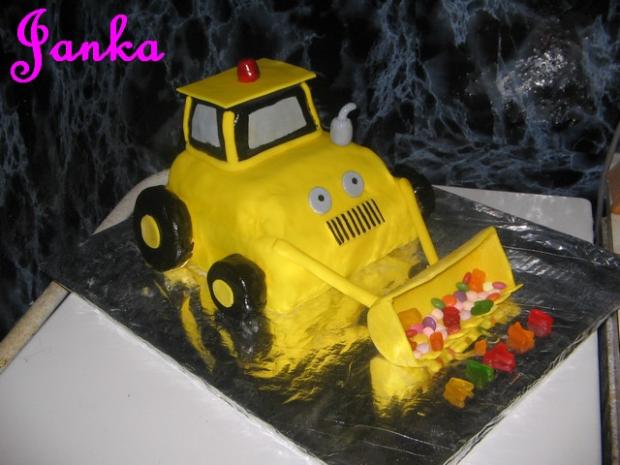 Báger, torta, Torty autíčka, vláčiky Báger, torta, Torty autíčka, vláčiky, janka84, 1
