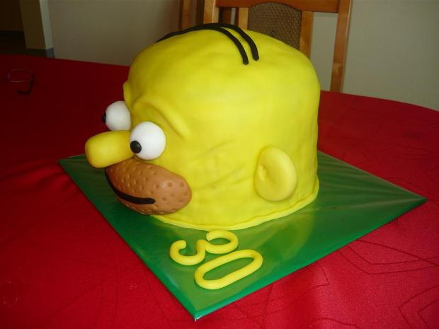 HOMER SIMPSON, torta, Narodeninové torty HOMER SIMPSON, torta, Narodeninové torty, hanni, 1