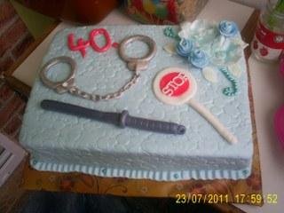 Pre policajta, torta, Narodeninové torty, olinockaaa, 1