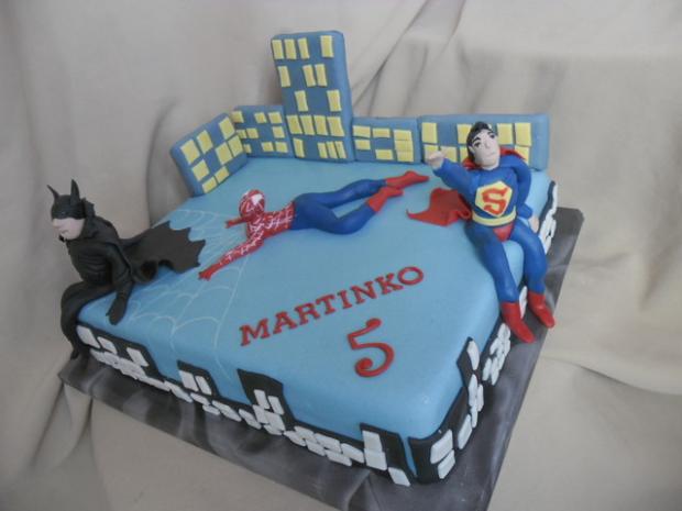 Superhrdinovia:-), torta, Ostané torty pre deti Superhrdinovia:-), torta, Ostané torty pre deti, Alenik, 1
