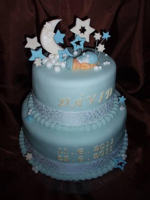 Krst Dávid, torta, Torty na krstiny Krst Dávid, torta, Torty na krstiny, LHOLLA, 1