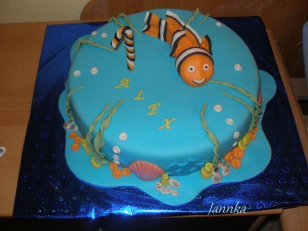 nemo, torta, Rozprávkové torty, Jannka, 1