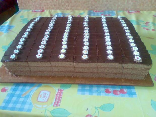 čokoládové rezy, torta, Zákusky, zabacka, 1