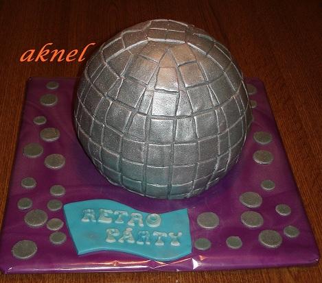disco koule, torta, Netradičné torty disco koule, torta, Netradičné torty, aknel, 1