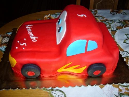 mcqueen, torta, Torty autíčka, vláčiky, Majka H., 1