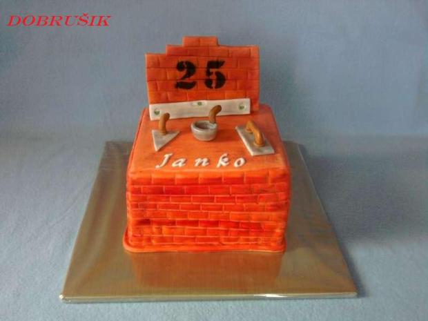 Pre murára 2, torta, Narodeninové torty Pre murára 2, torta, Narodeninové torty, Dobrusik, 1