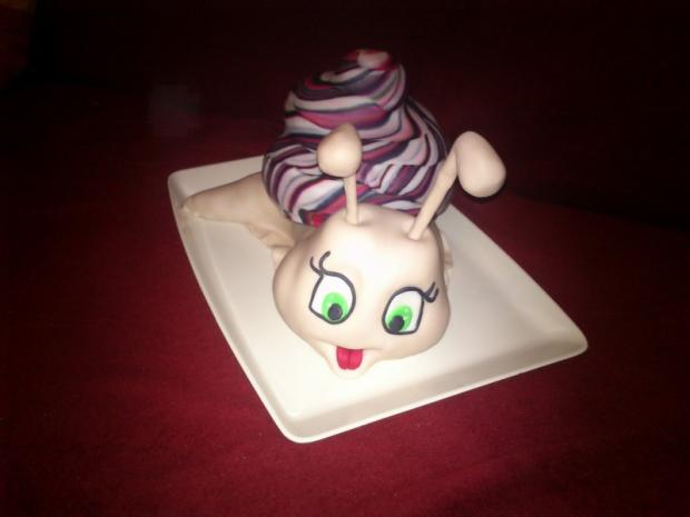 slimáčik, torta, Torty so zvieratkami, katarina muchova, 1