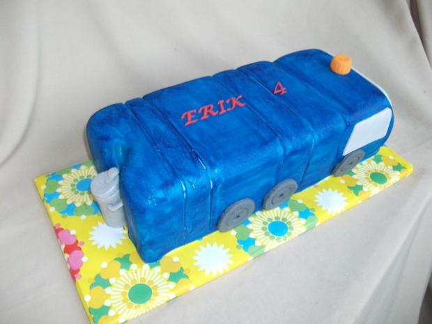 Smetiarske auto, torta, Torty autíčka, vláčiky, Alenik, 1