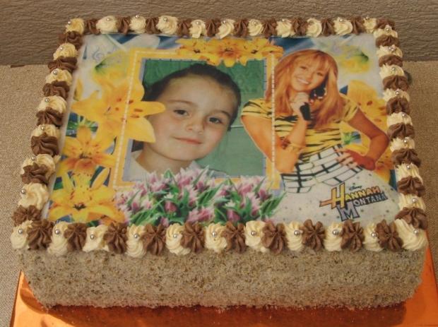 Z jedlou oblátkou ktorú si dodali sami!, torta, Narodeninové torty, atigram, 1